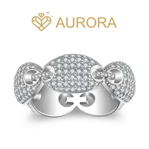 ��#120 luxe Bow�� Moissanite stackable Ring Band with 925 Sterling Silver ring enhancer Synthetic Moissanite