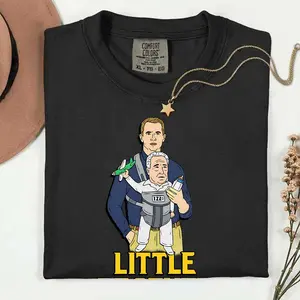 Tom Izzo vs Dusty May coach Michigan Wolverines Basketball Little Brother cartoon shirt - scs17360