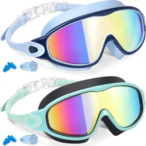 ZZala 2 Pack Kids Swim Goggles Anti-Fog UV Protection No Leak Swimming Goggles for Boys Girls Age 3-15 ZZala 2 Pack Kids Swim Goggles Anti-Fog UV Protection No Leak Swimming Goggles for Boys Girls Age 3-15