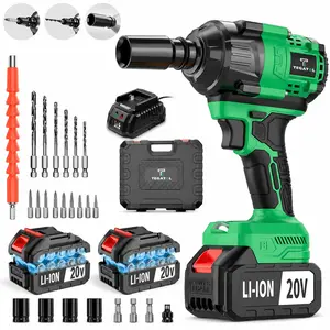 Brushless Cordless Impact Wrench, 800Nm High Torque, Variable Speed, Built-In LED Light, Li-Ion Battery Included for Car Repair & DIY Projects truck garage use impact gun