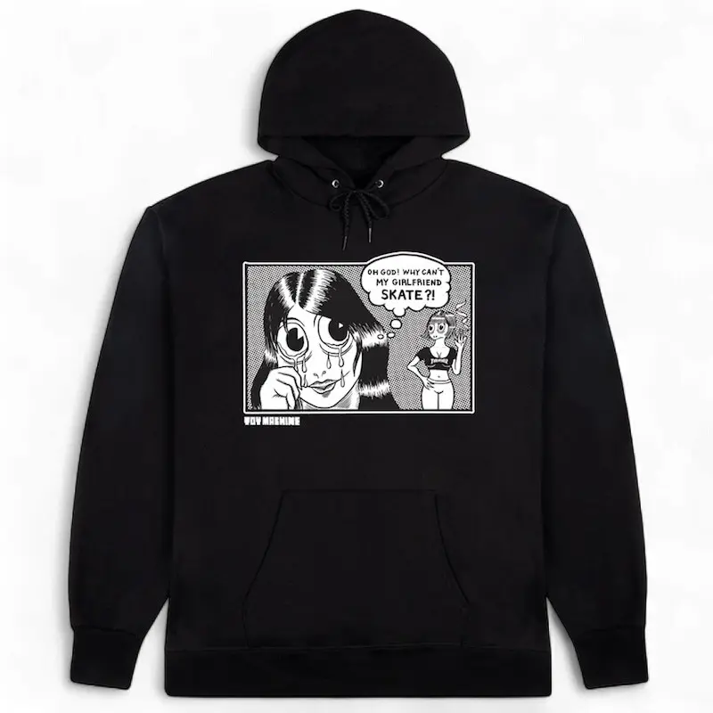 Thrasher x Toy Machine Girlfriend Hoodie - Black