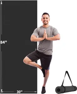 CAMBIVO Yoga Mat for Women and Men, Extra Long and Wide Exercise Mat(84" X 30"