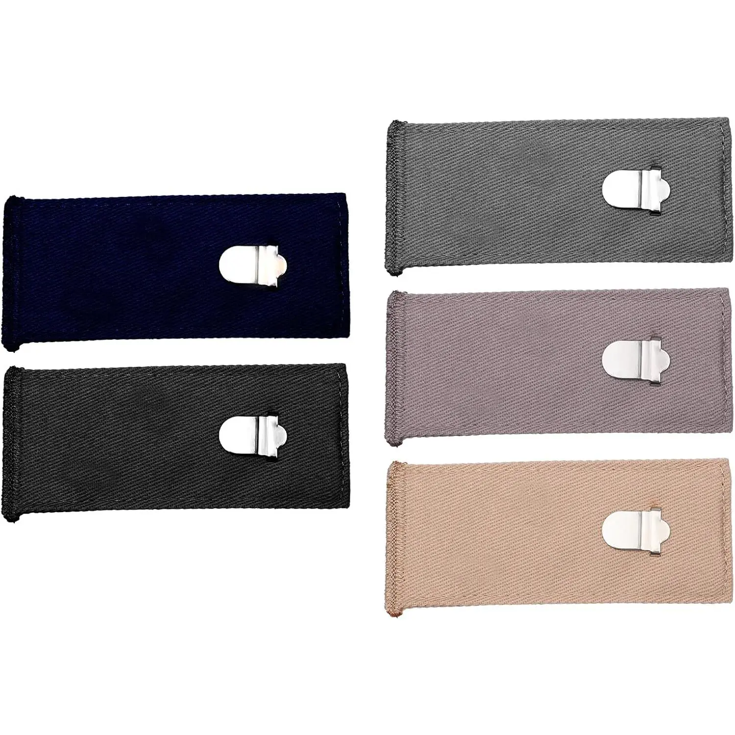 Waist Extenders with Metal Hook, Adjustable & Invisible Pants Waist Extenders for Jeans Pants Trousers Skirts