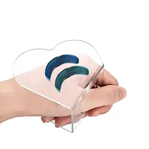 Acrylic Transparent Color Mixing Palette, Makeup Tool For Women, Nail Art Tool, Clear, Cosmetic, Cosmetics Makeup Tools