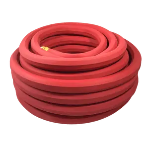 Flexon 3/4" Heavy Duty Hot Water Premium Rubber Garden Hoses – Durable, Kink-Resistant, Handles Hot Water up to 180°F, Solid Brass Couplings, Ideal for Hot Water, Lawn, and Outdoor Use