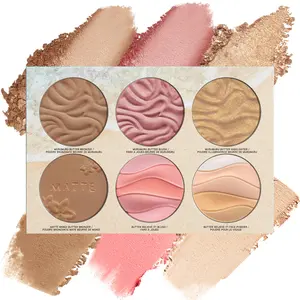 cosmetics Butter Dream Team Palette Makeup Gift Set, Bronzer, Blush, Face Powder, Dermatologist Approved Cosmetic