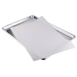 Bleached White Parchment Paper Baking Sheets Pan Liner 12x16 100 Pack Bakeware Utensils
