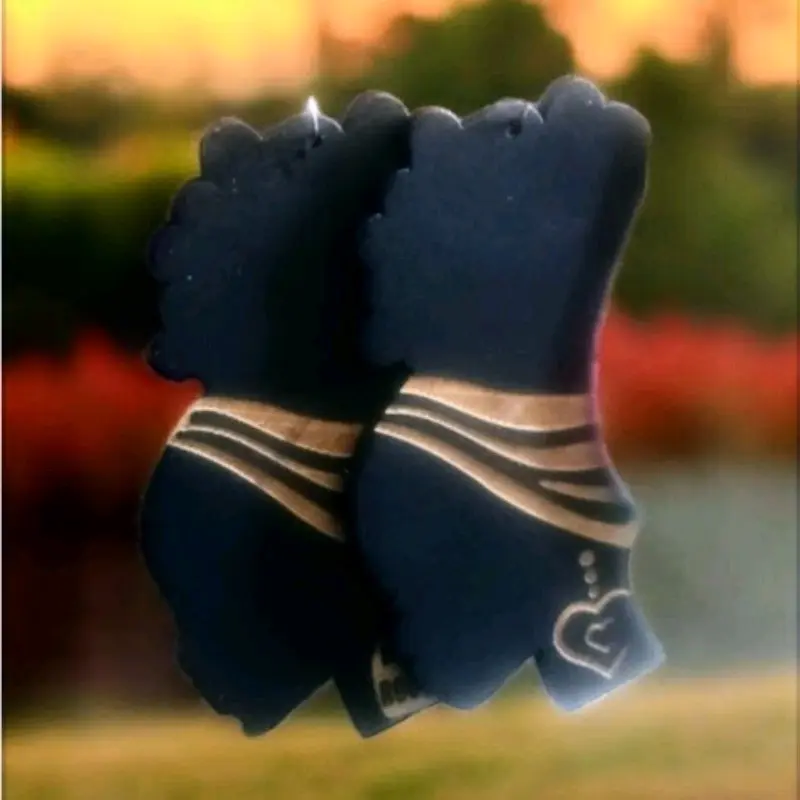 "Sasha Fierce" Themed African Earrings