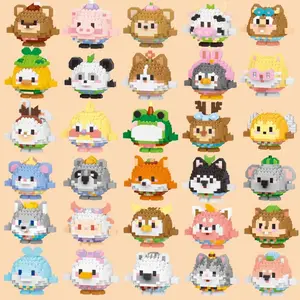 Lele Brothers Egg Boy Animal Series Creative Building Blocks, Educational Assembly Toy Figures, Kindergarten Gift, Fun Learning Toys