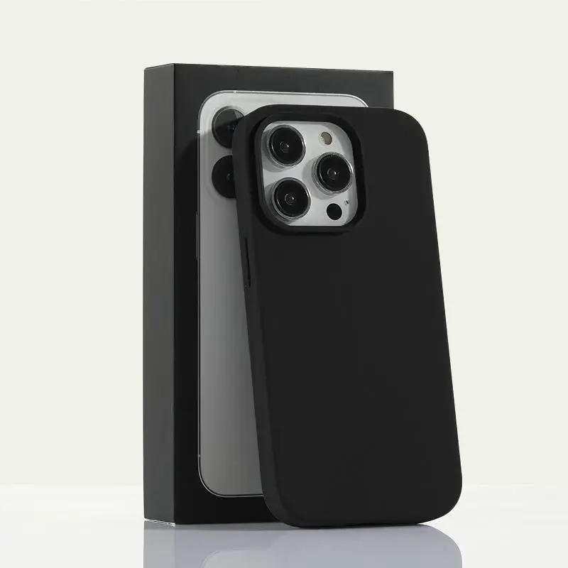 Large Hole Skin-Feel Liquid Silicone-like Phone Case, Skin-friendly Premium Handfeel, Soft Case, Shockproof Protective Cover, Colorful Candy Colors, Shockproof Phone Protective Case Compatible with iPhone 17 Pro Max/17 Series/16/15/14/13/12/11