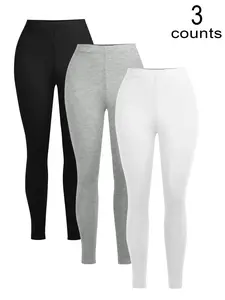 Y2K Style High-Waisted Leggings Set, Soft Elastic Thin Basic Pants, Trendy All-Season Skinny Trousers for School, Gym, Daily Wear