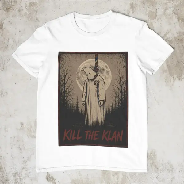 K*ll The Klan Shirt,Fight Fascism shirt,Funny Klan Hanging Graphic Shirt,Ku Klux Klan Men's Shirt,Anti KK Shirt