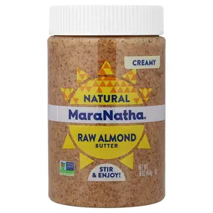 MaraNatha Natural Raw Almond Butter, Creamy, 16 oz (454 g)