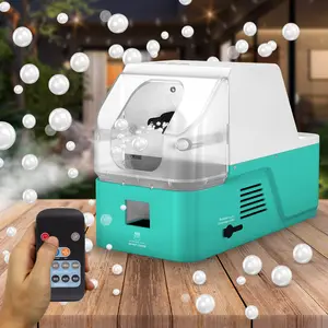 Portable Bubble Fog Machine- 3 Modes Automatic (Bubbles, Fog, Bubble Fog) Machine For Outdoor/Indoor Use - Electric Remote Controlled Machine for Kids Party, Events, Birthday Parties, Weddings