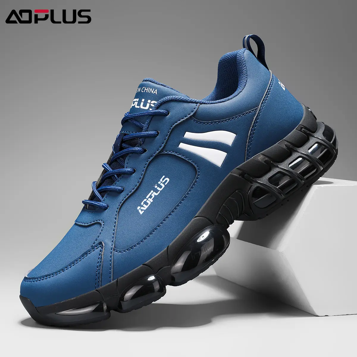 Men's Durable Cross Training Sneakers, Breathable Athletic Shoe with an Anti-Collision Toe, Shock-Absorbing Non-Slip Rubber Sole for Gym Workouts & Training, Breathable Athletic Sneakers, Cross Training Sneaker