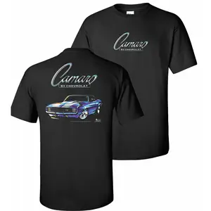 Camaro by Chevrolet T-Shirt – Classic Muscle Car Graphic Featuring Vintage Camaro Z/28 Design for Car Enthusiasts