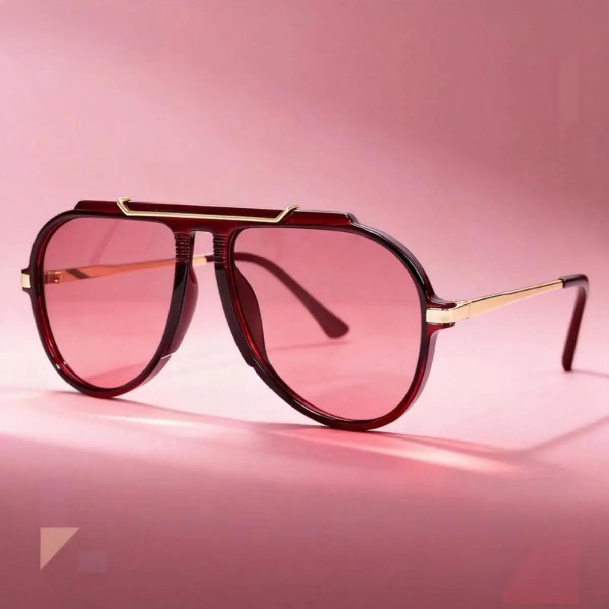 Unisex Oversized Square Sunglasses - UV400 Shield, Blue Light Blocking Lenses, Lightweight Bold Semi-Rimless Frame, Trendy Street Style Shades for Driving, Photography | Summer Fashion Eyewear Accessory, Polyamide, Natural, Female, Comfortable Extended We