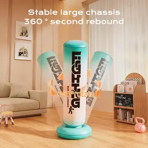 Gradient Inflatable Sandbag for Kids & Adults, Indoor Activity Set, Inflatable Punching Bag, Karate Boxing Training Kit, Boxing Equipment, Durable Quick Bounce, Christmas/birthday Gift