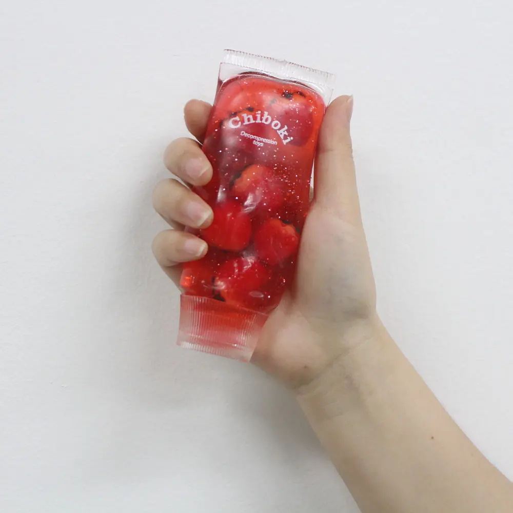 Chiboki Handmade Toothpaste Squishy Toy, Strawberry Design - Slow Rising Stress Relief Squishy Toy, Chiboki Toothpaste Squishy