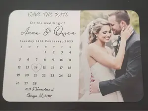 Save The Date Flexible Magnets for Wedding Invitations with Customizable Date and Location Details Ideal for Events and Anniversary Gifts 4x6 Personalized Magnets for Weddings Birthdays Quinceañeras Baby Showers