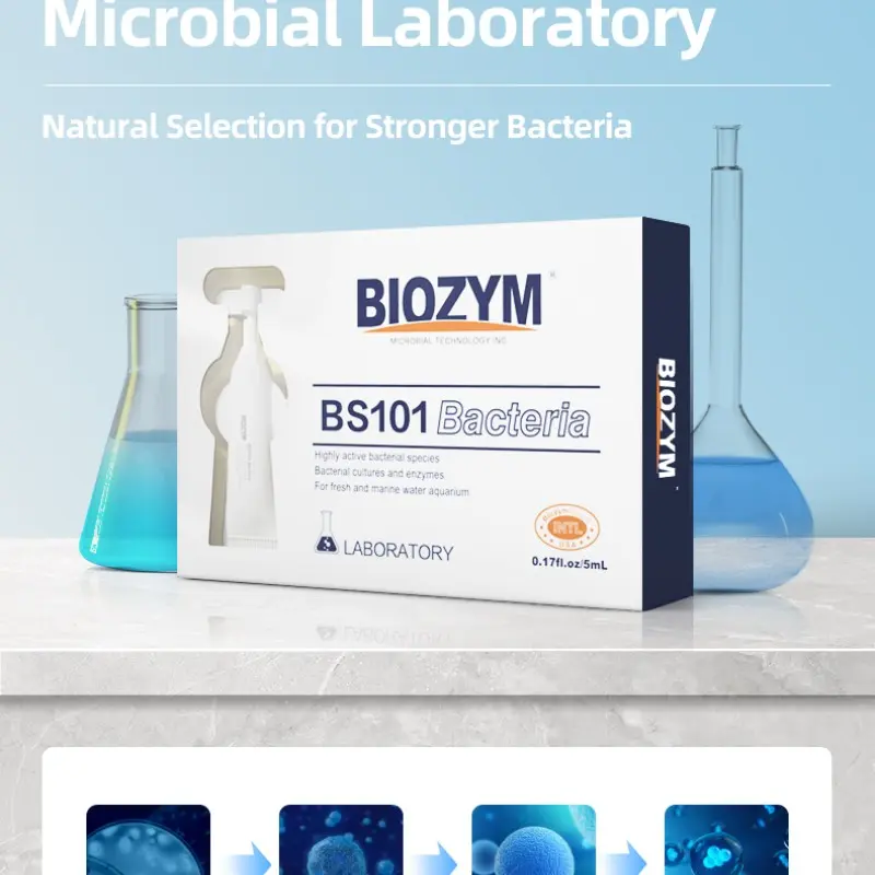 Biozym Nitrifying Bacteria Liquid Aquarium Disinfectant, Fish Tank Sanitizer, Water Purifier, Stability Agent, Ornamental Fish Nutrient Solution