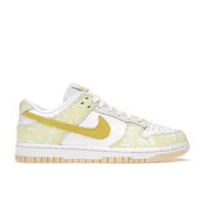 Nike Dunk Low Yellow Strike Womens Basketball Sneakers DM9467-700 Low Top Casual Lifestyle Shoes