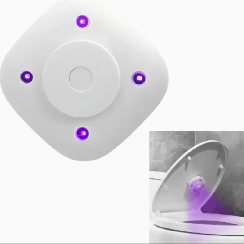 Toilet Sterilizer Lamp, Uvc UV Disinfection Light, Automatic Sensor, Smart Sterilizer, USB Rechargeable, Bathroom Essential, Home Bathroom Sterilizer, Toilet Sanitizer Device