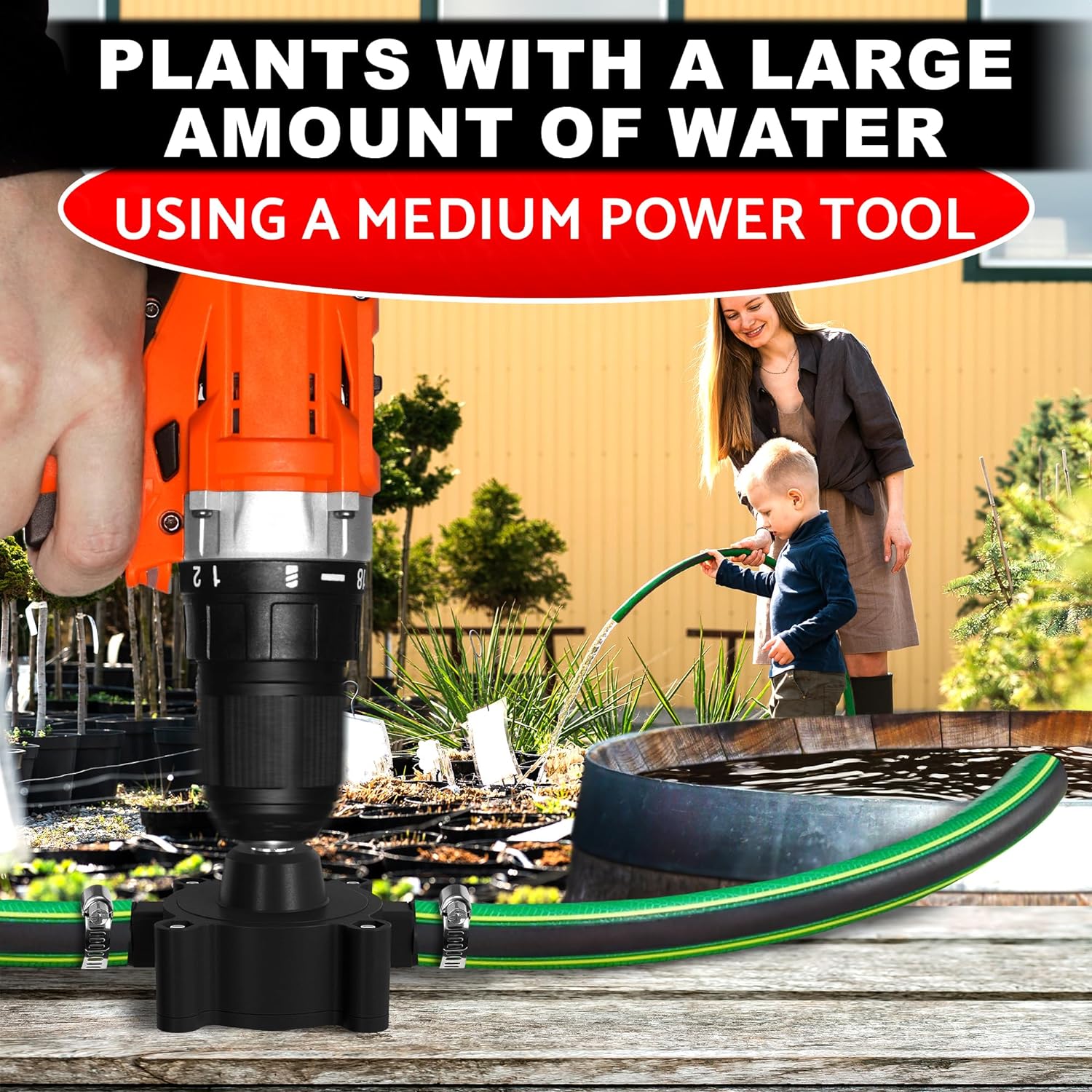 Electric Drill Pump for Water Gasoline Oil Diesels Fluid Transfer Pump Mini Hand Self-Priming Quick Pumping Speed