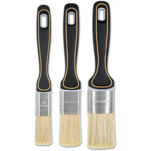 Chalk  Brush - Wax Brushes for Chalk Painting, Brushes for Furniture (Wax Brush 3 count)