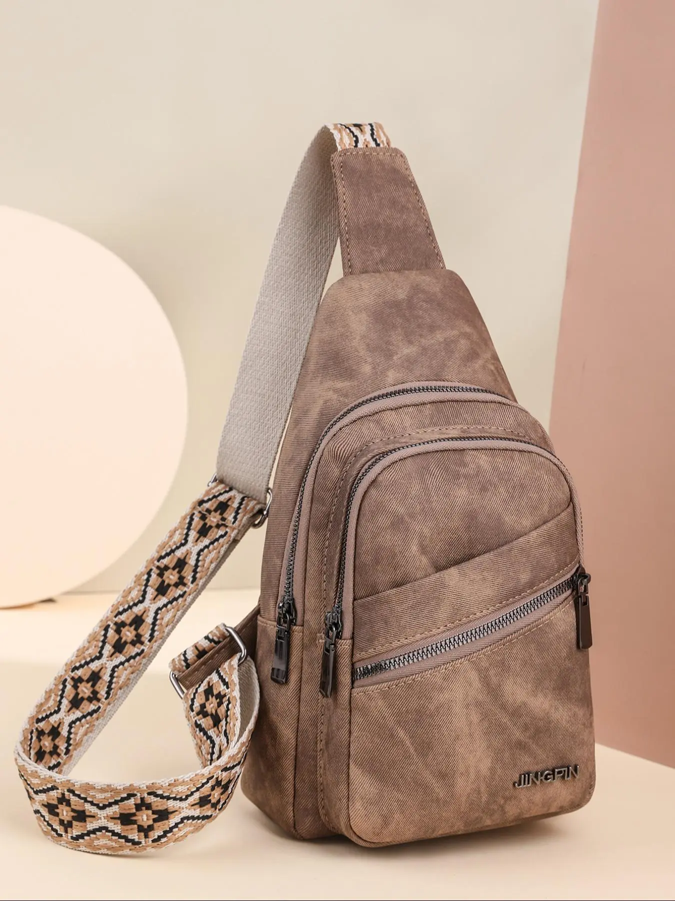 Women's Crossbody Bag, Stylish Crossbody Bag, Small Crossbody Waist Bag, Casual Shoulder Bag, Everyday Bag, Durable Chest Bag, Fashionable Waterproof Belt Bag, Suitable for Travel, Daily Use and Adventure, Durable Structure, Elegant Design, Ideal Gift