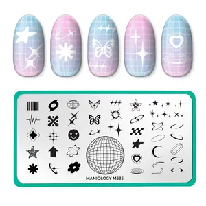 Y2k Icon (M635) - Nail Stamping Plate