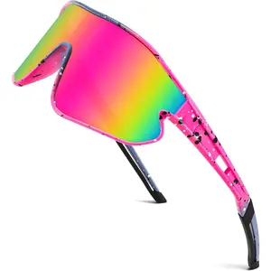 EyeconicFinds Unisex Youth Sunglasses, Teens Baseball Tennis Sunglasses, UV400 Sports Boys Girls Cycling Shades B4064