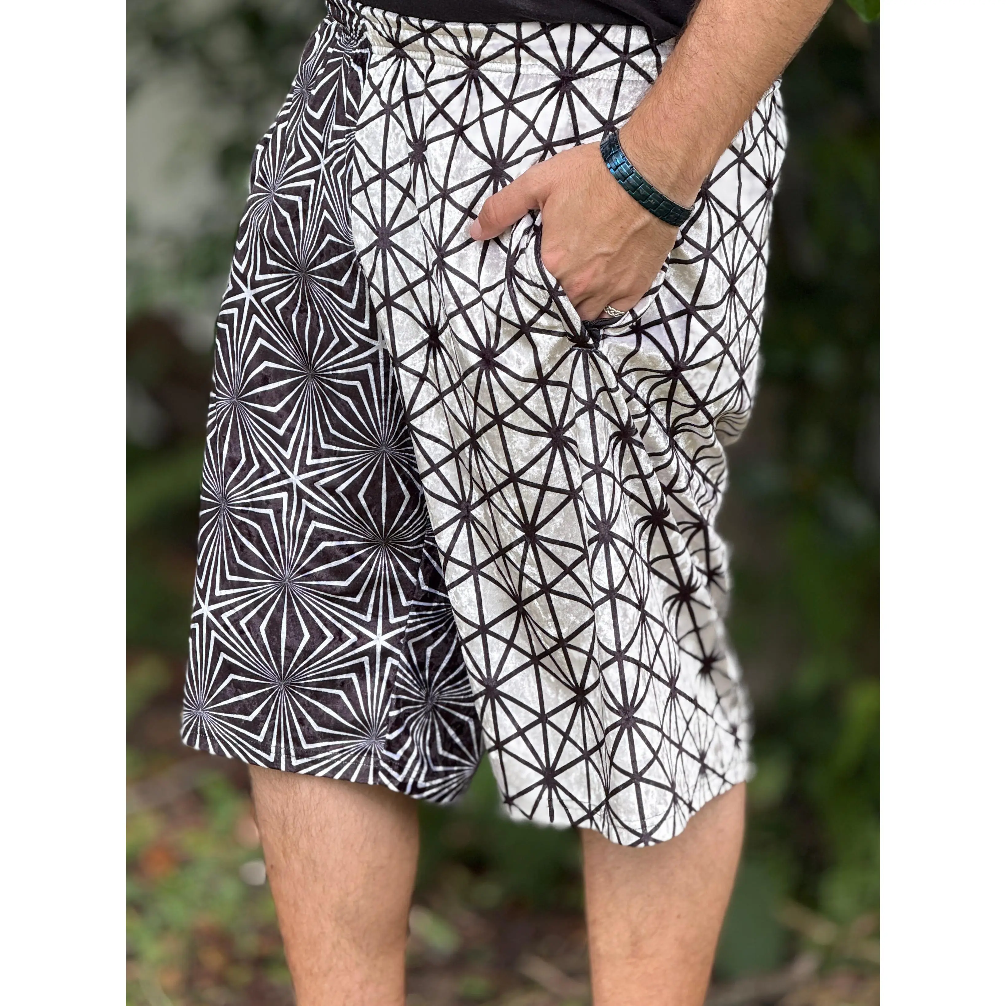 Nexus - Crushed Velvet Shorts