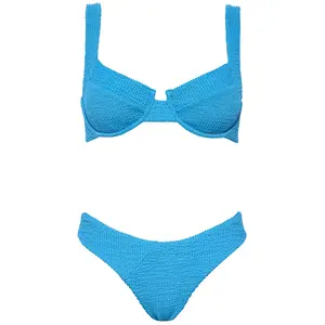 Laguna Bikini Crinkle Blue Set