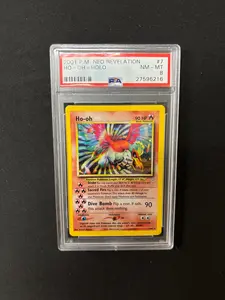 Pokemon Neo Revelation Ho-oh Holo PSA 8