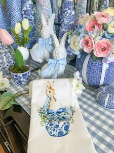 Peter Rabbit With Chinoiserie Pot