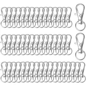 Swivel Snap Hooks Premium Metal Lobster Claw Trigger Clasps for Lanyard Keychain Rings Bag Purse Tag Jewelry Making DIY Crafts