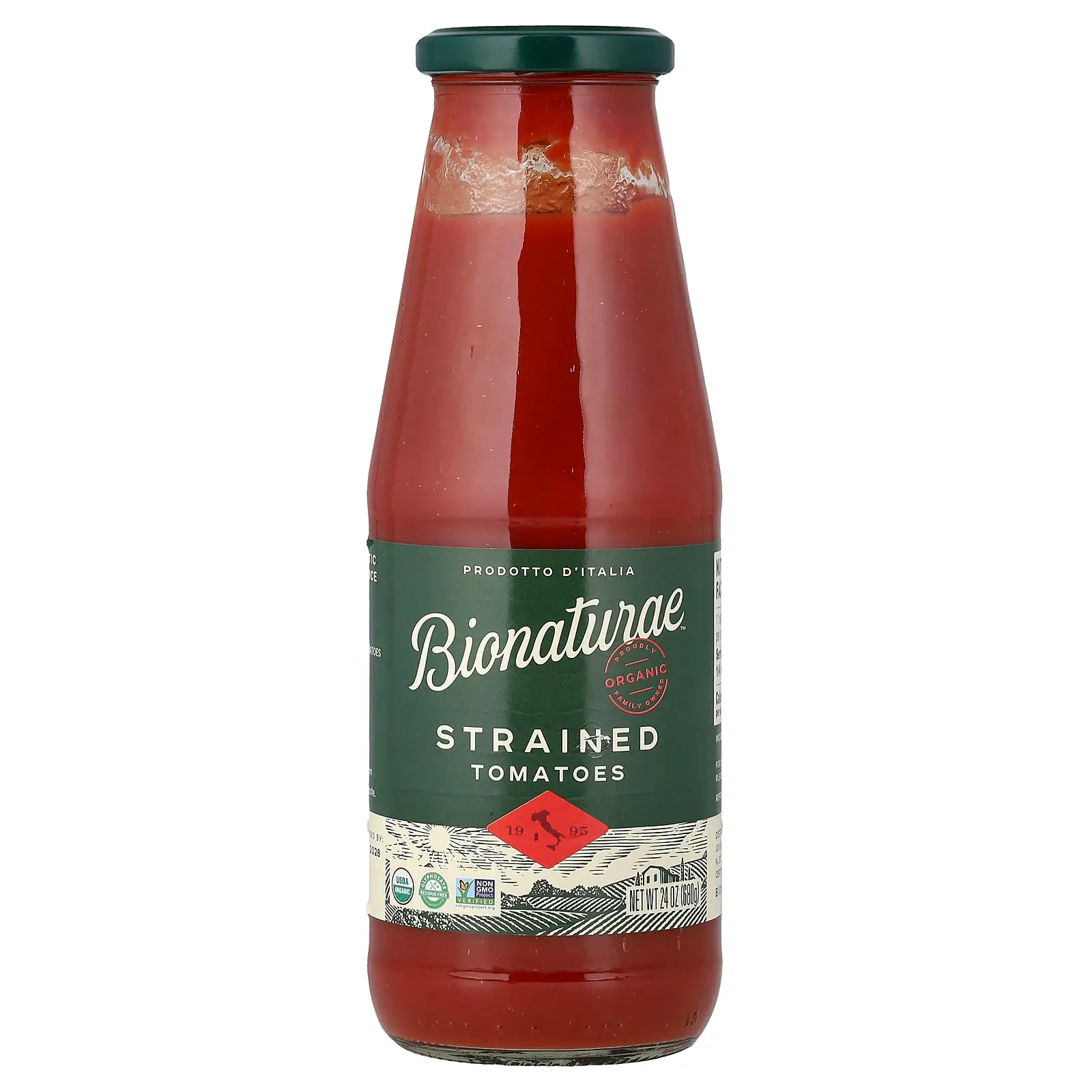 Bionaturae Organic Strained Tomatoes, 24 oz (680 g)