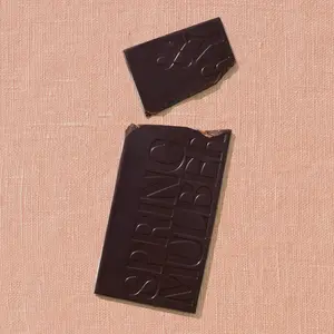Bergamot Dark Chocolate Bars | Spring & Mulberry | Refined Sugar Free Dark Chocolate Sweetened with Dates, Healthy Chocolate, Plant Based Chocolate, Dairy Free Chocolate, Cacao Chocolate Bar