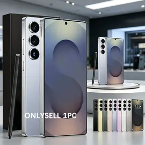 Father's Day gift - Super large screen smartphone suitable for watching football live broadcasts. S17-I25 ultra-thin smartphone, 7.2-inch large screen with a touch pen, 4000mAh battery, 4GB + 64GB storage, can smoothly play football live broadcasts, suppo