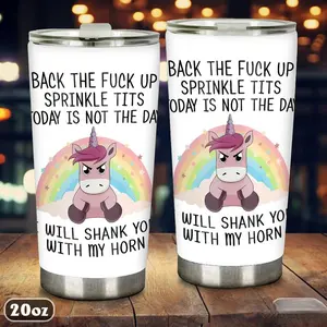 I Sparkle Like A Diamond, But I Can Cut Like One Too Funny Unicorn Tumbler Coffee Mug- Funny Gift Tumbler -  water bottle Drinkware Flasks Stylish