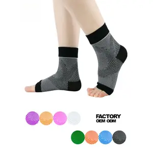 Ankle Support Elastic Yoga Sports Compression Sleeve, Lightweight Ankle Brace for Men and Women