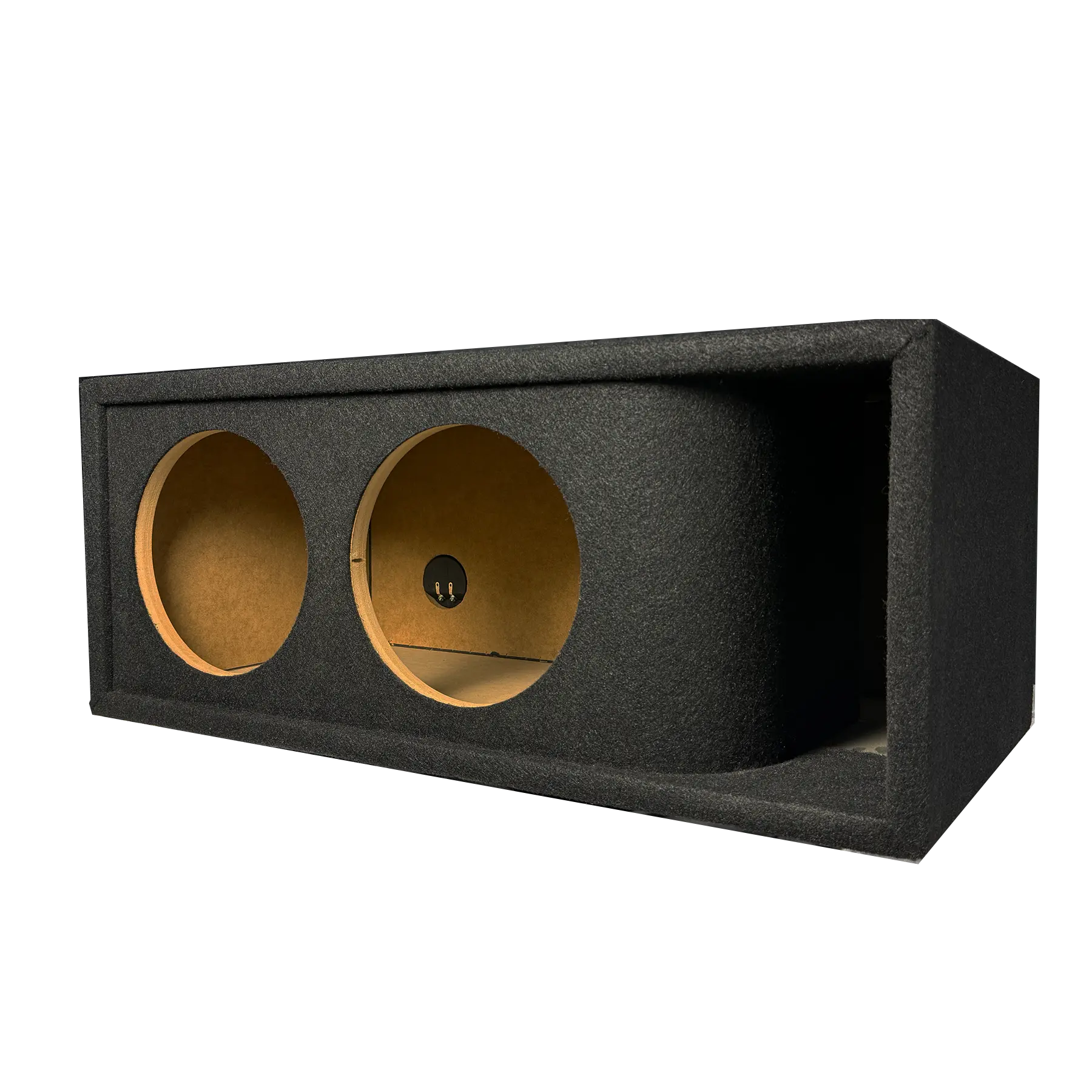 Atrend Dual 12-Inch Kerf-Vented Subwoofer Enclosure – 3/4-Inch MDF – Made in USA