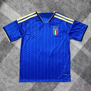 Italy National Team 2026 Fan Version Soccer Jersey, Short Sleeve Breathable Football Shirt for Men Women