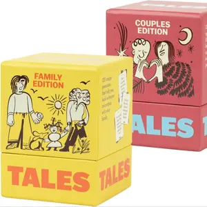 Tales Conversation Starter Card Set, Family & Couple Edition, Perfect for Game Night, Date Night, Holiday Celebrations, Includes 150 Cards, Card Deck, Card Games