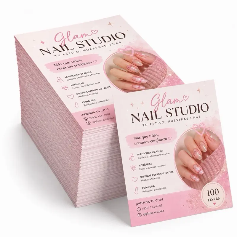 100 Printed Flyers - Office Stationery, Promotional Products with Flyer Format for Business