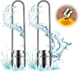 304 Stainless Steel Fruit and Vegetable Corer, Sharp Veggie Core Remover Tool, Easy to Use Cucumber Pepper Pear Corer for Kitchen, Efficient Seed Remover Gadget - YY