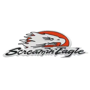 Screamin' Eagle Jacket Vest Back MC Patch [12.0 X 4.0 inch -Iron on Sew on]