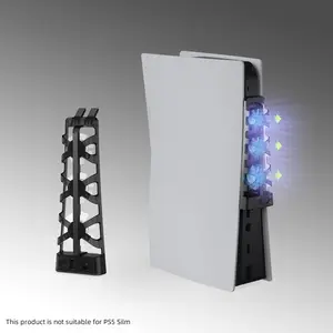 Portable Rear-mounted Blue Light Fan for PS5, Powerful Cooling Fan for PS5, Plug-and-Play Silent Cooling Fan, Low Noise Cooling