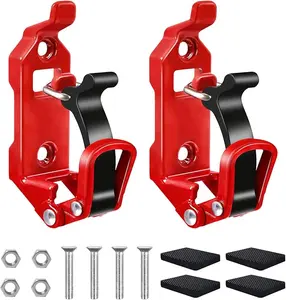 Shovel Holder Mount 2 Pack, Heavy Duty Shovel Mounts for Truck Roof Rack, Quick Release Axe Holder, Tool Mount Brackets for Garage Wall Storage, Car Truck Accessories Tool Holder